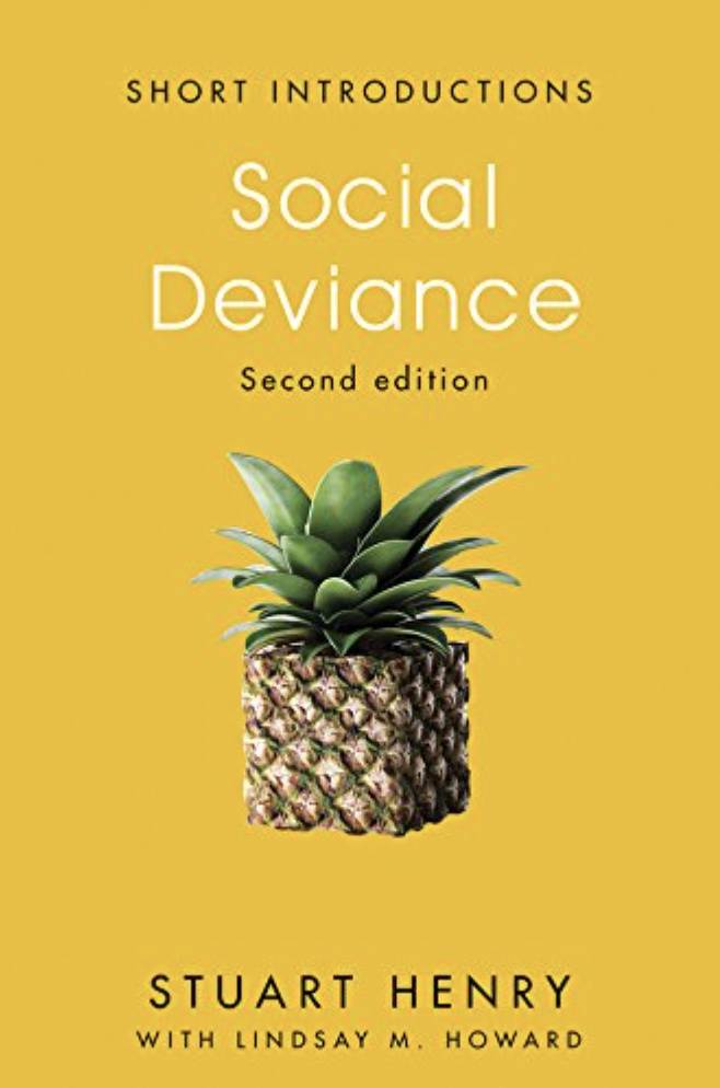 Book cover of Social Deviance by Stuart Henry