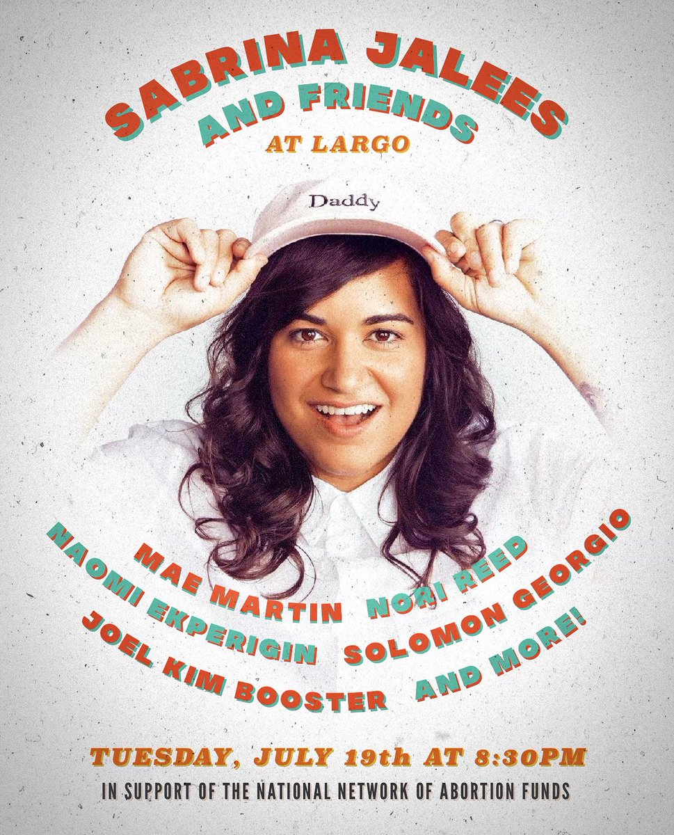 Sabrina Jalees special poster
