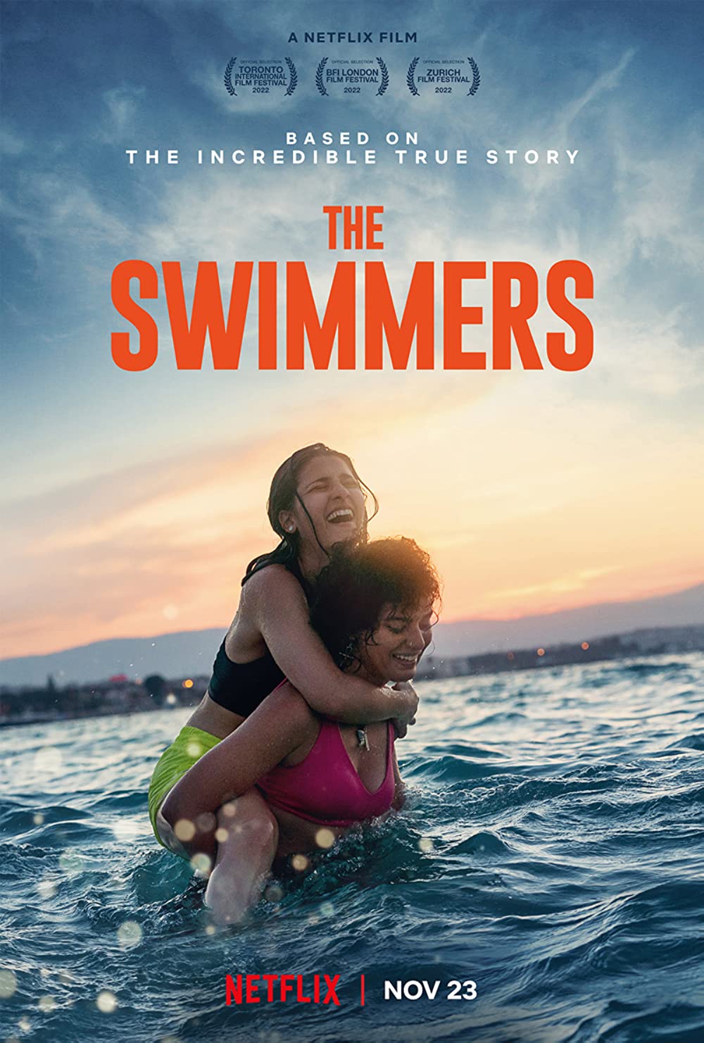The Swimmers on Netflix movie poster